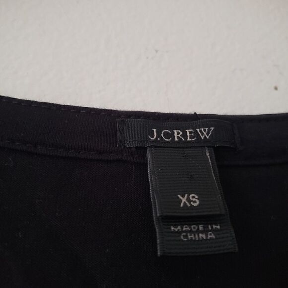 J. Crew Black Medallion Tank XS - Picture 2 of 4